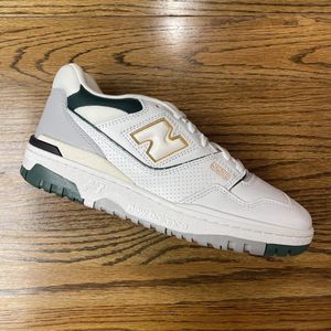 New Balance 550 Nightwatch Pine Green White Sneakers Leather Men's Size 8